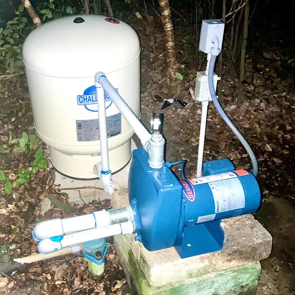 Well Pump above ground